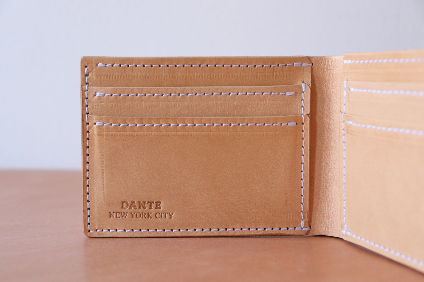 Bifold - Black and Natural Vachetta