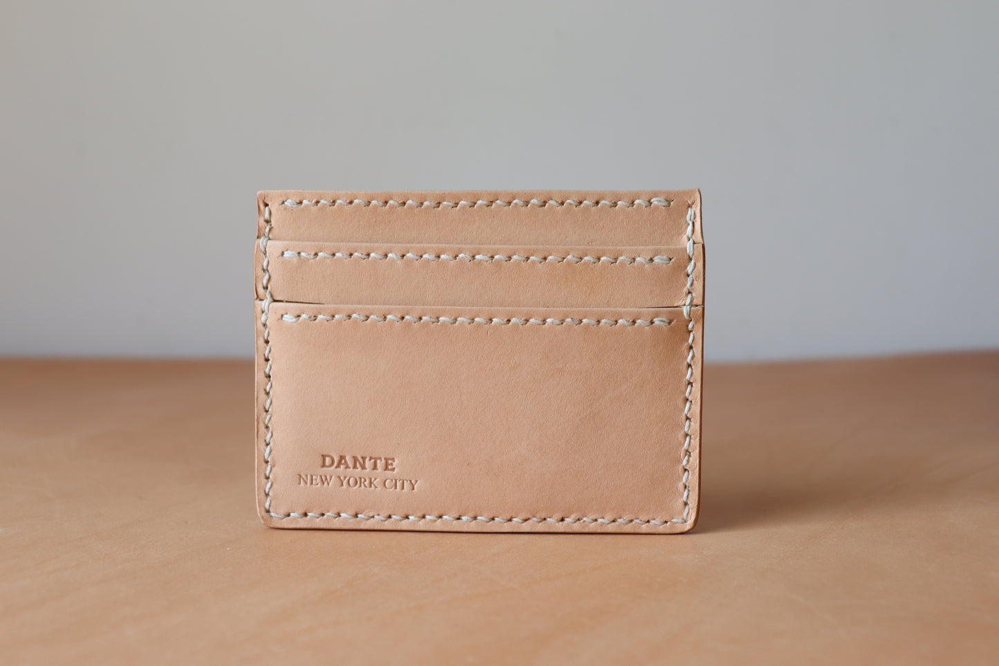 Card Wallet - Natural Vachetta