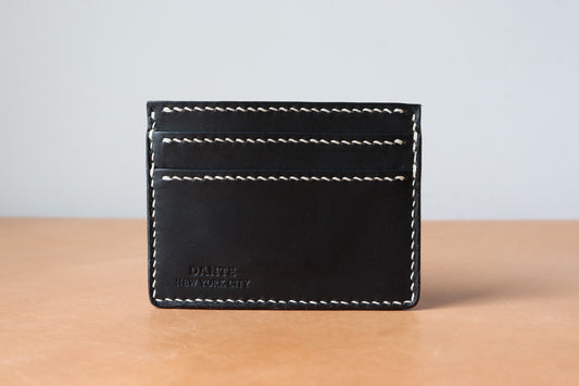 Card Wallet - Black Vachetta