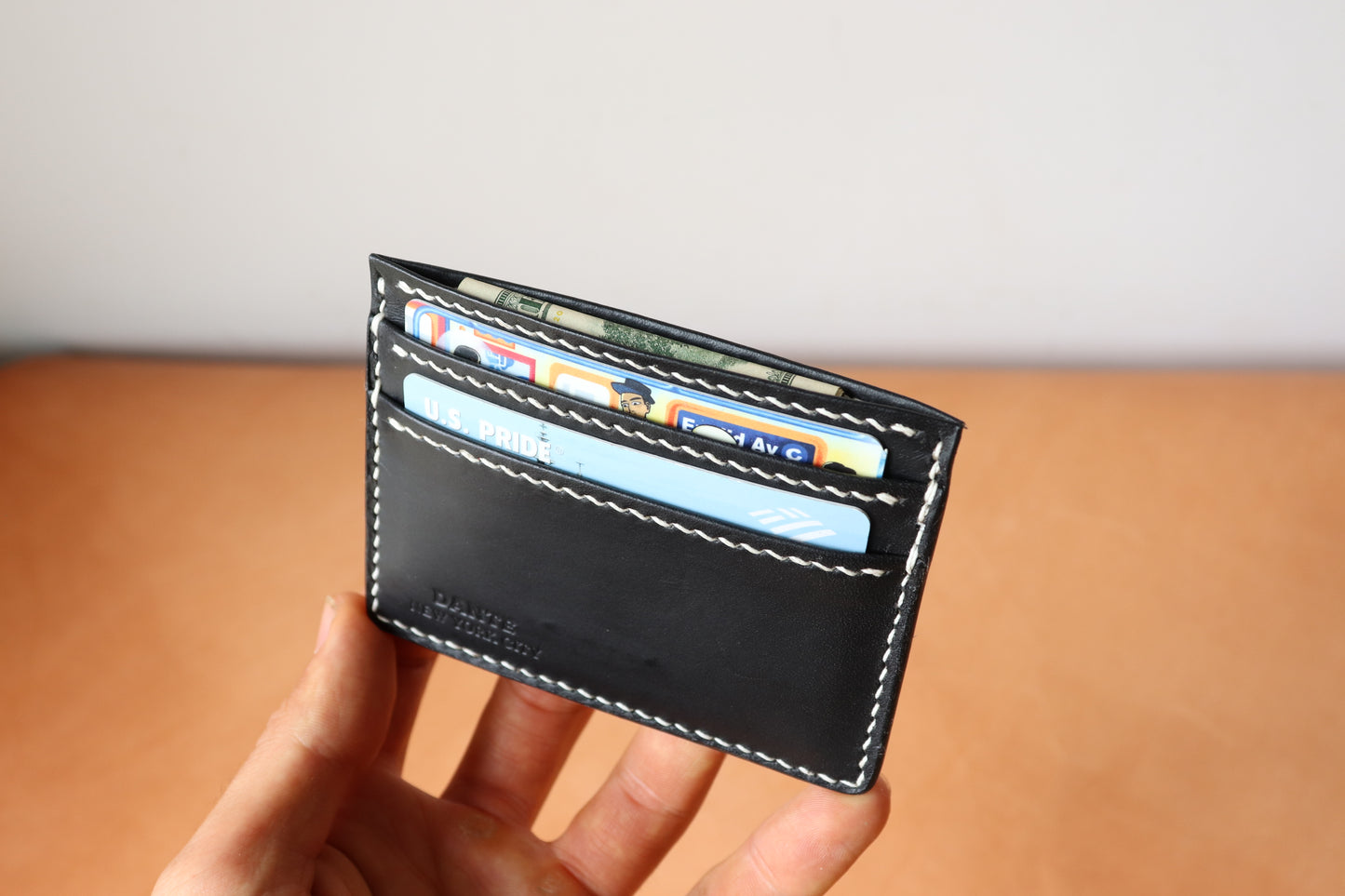 Card Wallet - Black Vachetta